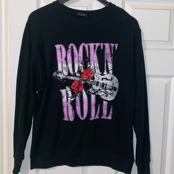 3/$30 Rock and Roll Sweater - Picture 2 of 8
